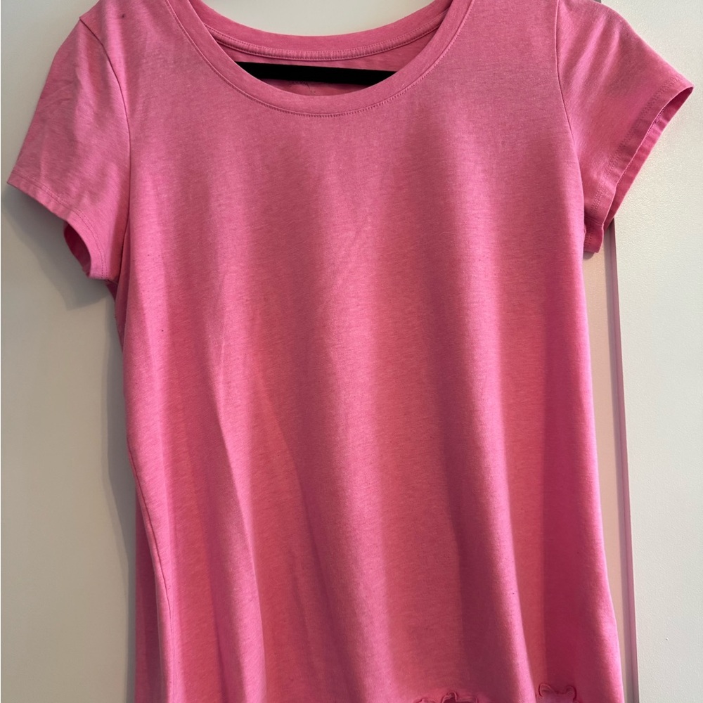 Lilly Pulitzer Bright Pink Short-Sleeve Cotton Tee